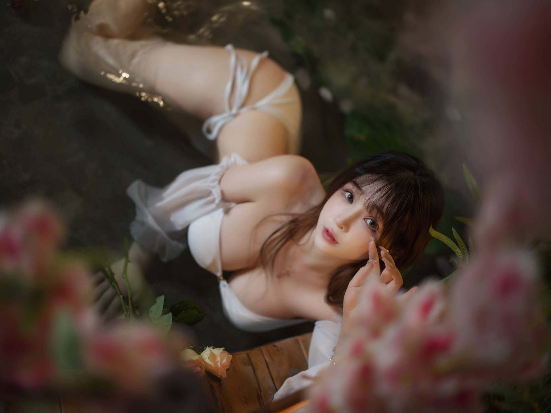 NO.015叉子宝宝温泉唯美写真【54P】